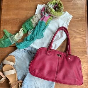 NWOT Cole Haan pink leather purse